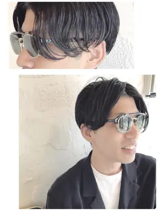 ショート メンズ 嶋佐 昌大 シマサマオのヘアスタイル