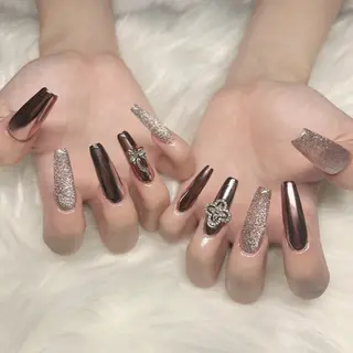 ロング Merry bell ☆kanonのネイルデザイン
