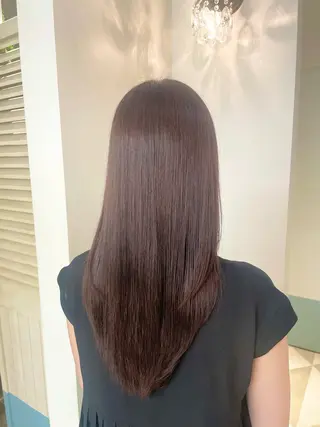 ロング カラー パーマ ローネス銀座店所属・森山 陽菜のヘアスタイル
