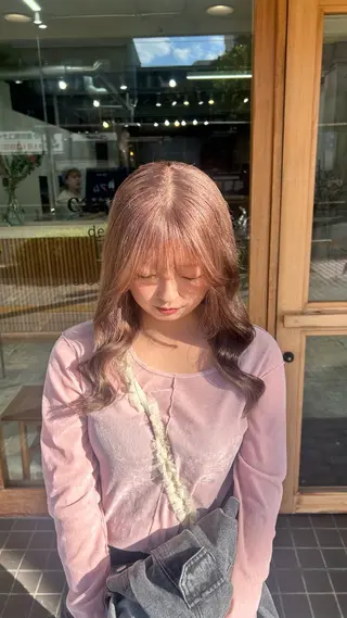 セミロング cashel/kishaba所属・🎀cashel / kokoro🎀のヘアスタイル
