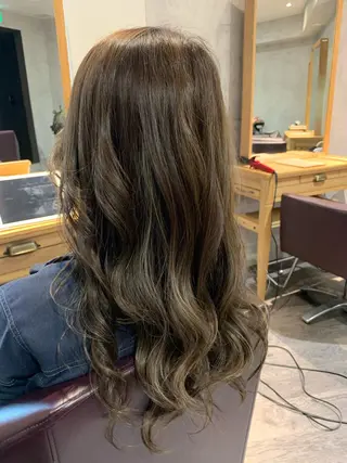 ロング カラー 中川歩 髪質改善 ツヤカラー【横浜】のヘアスタイル
