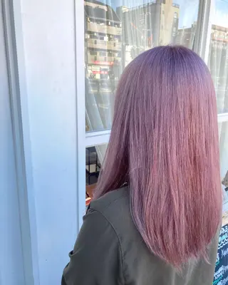 ミディアム ブリーチカラー AYANEのヘアスタイル
