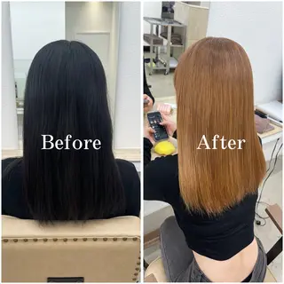 ロング カラー ムラ修正/ ハイトーン💖Riaのヘアスタイル