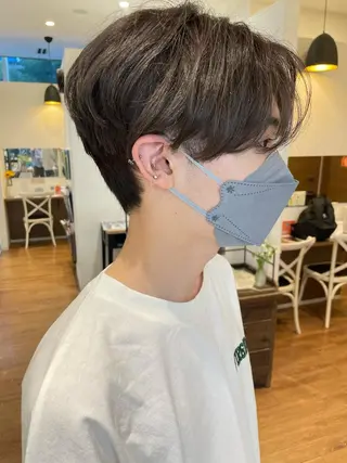 ショート カラー 髪質改善/ブリーチ 田代 龍我のヘアスタイル