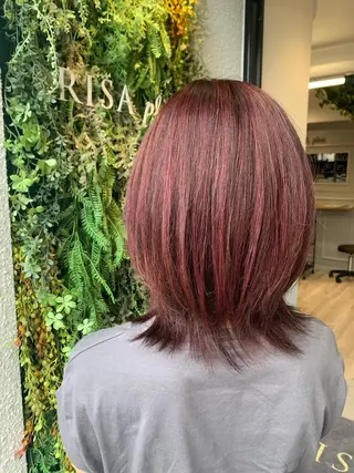 ミディアム 🍊暖色カラー /ボブ/kanonのヘアスタイル