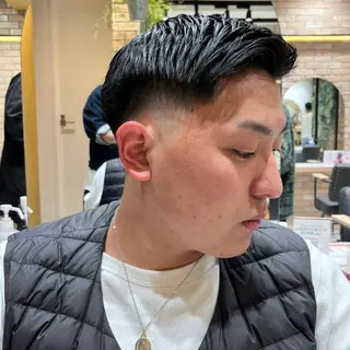 パーマ メンズ 酸性ストレート・ メンズ 三原 楊子のヘアスタイル