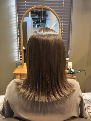 ミディアム カラー 艶髪カラー RINAのヘアスタイル