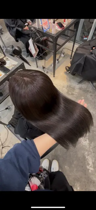 ミディアム カラー ダメージレス艶カラー MISAKI🦋のヘアスタイル