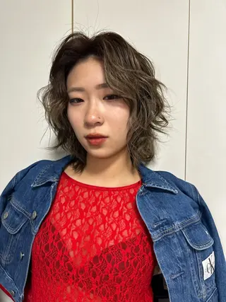 ショート カラー 名古屋栄/ブリーチ/ ボブ🧃木下桃嘉のヘアスタイル