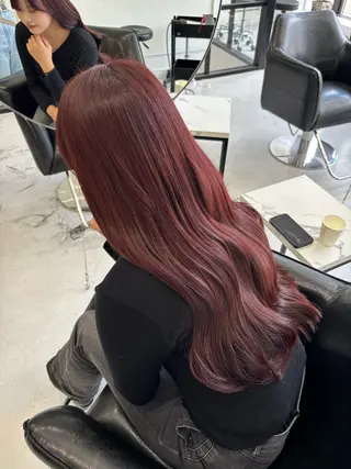 カラー fudge所属・MaisonHALU 松浦光咲のヘアスタイル