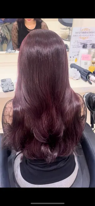 カラー まろっと🤍艶カラー yuune🤍のヘアスタイル