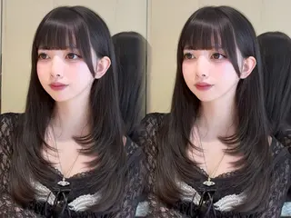 セミロング 韓国🇰🇷レイヤー 透明感/秀瑛🩶のヘアスタイル