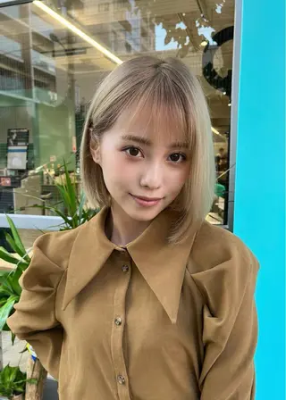 ショート ショート白髪染め無料 ／河瀬謙介のヘアスタイル