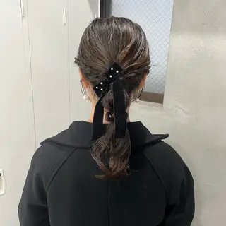 ロング りおな/エクステ /ミルクティーカラーのヘアスタイル