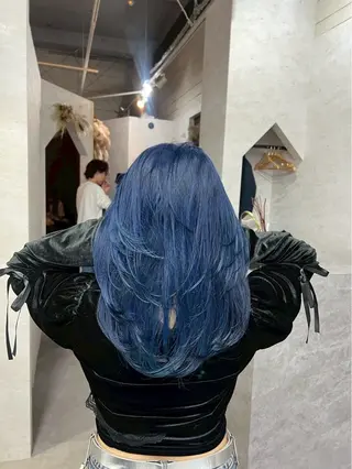 ロング カラー 遠藤 健登のヘアスタイル