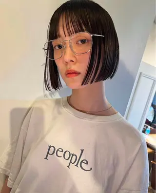 ショート カラー people commons所属・miyu/ ボブカットのヘアスタイル