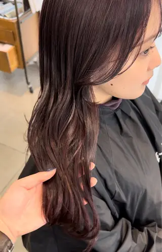 ロング カラー REINA☁️透明感 カラー/ぷつっと♡のヘアスタイル