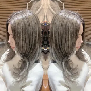 ロング カラー 韓国🇰🇷 ✂︎hair 内田愛のヘアスタイル