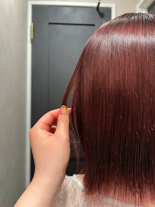 ミディアム カラー 🌷暖色カラー /Mina/渋谷🌷のヘアスタイル