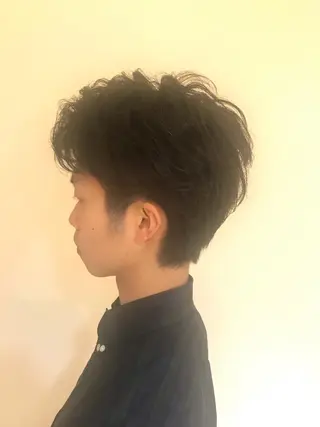 パーマ メンズ コマツリサ ROCCO eastのヘアスタイル