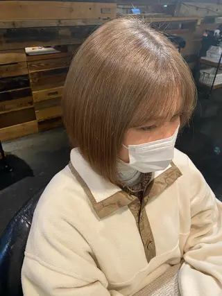 ミディアム 白井 雅美のヘアスタイル