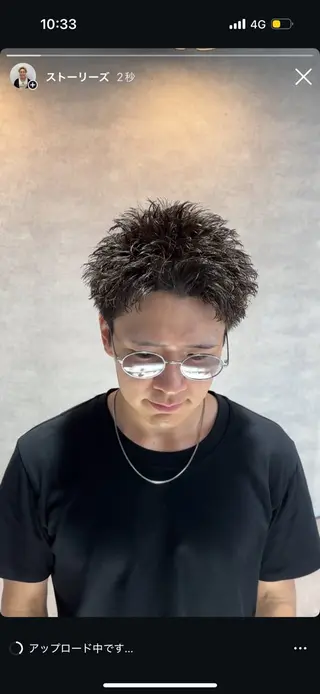 ショート パーマ メンズ トレンド🔥メンズ 特化⚡️網野裕希のヘアスタイル