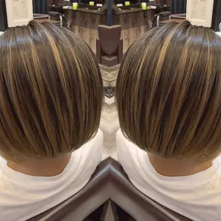 ショート KIRA スズキ タクヤ/店長のヘアスタイル