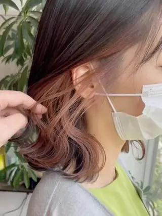 ショート カラー blanc hair 西中島MASARUのヘアスタイル