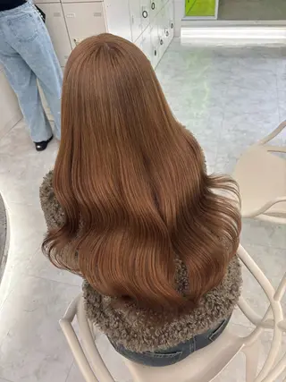 カラー Wカラー/暖色/べ ージュりく©︎🐝のヘアスタイル