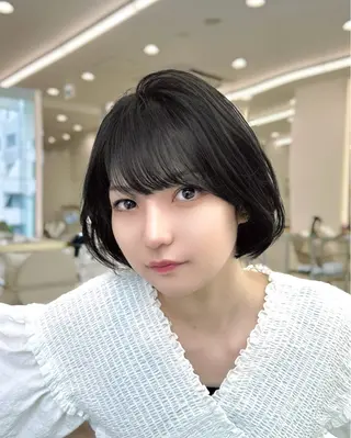 ショート 韓国顔まわり/前髪 /レイヤー/いつきのヘアスタイル