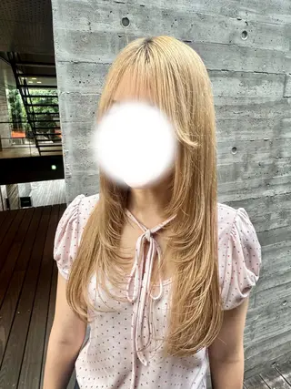 ロング ⭐︎レイヤーカット 深井朱莉⭐︎のヘアスタイル