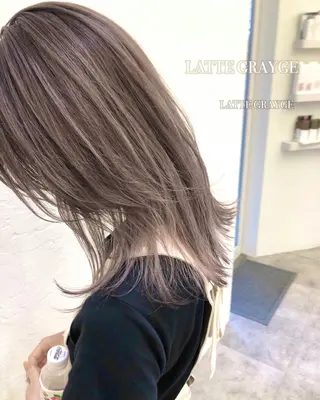 ミディアム カラー 🤎グレージュ🤎 渋谷🤎坂本拓斗のヘアスタイル