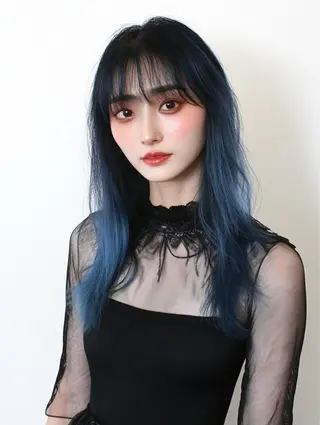 カラー hayato/ ハイトーン/ベージュのヘアスタイル