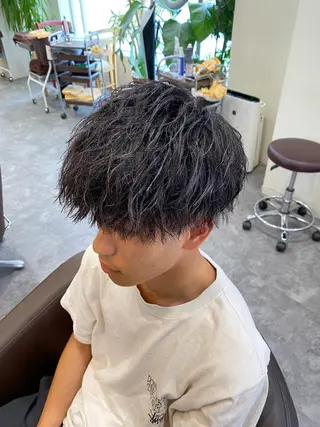 パーマ メンズ メンズ特化LIBER 石川玲央のヘアスタイル