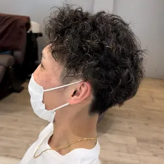 パーマ メンズ メンズサロンGRIT 店長　深山一平のヘアスタイル
