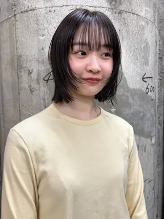 ショート カラー ヘアアレンジ yu  /透明感 カラー/caseyのヘアスタイル