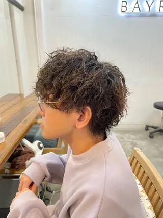 ミディアム パーマ 【髪質改善・美髪 矯正】🌟だいち🌟のヘアスタイル