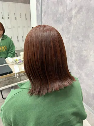 カラー 🧃暖色カラー/🪷 アレンジ/　yunaのヘアスタイル