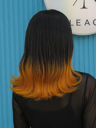 ロング 髪質改善アンブリーチ 店長みやけななのヘアスタイル