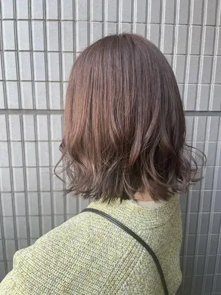 セミロング カラー メンズ 野町好花 レイヤー/髪質改善のヘアスタイル