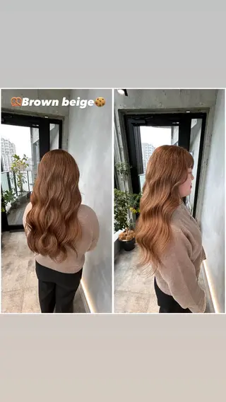 ロング カラー 茅ヶ崎/ハイトーン/ Ramuのヘアスタイル