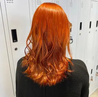 ロング カラー ハイトーンレイヤー 吉祥寺/nana🎀のヘアスタイル