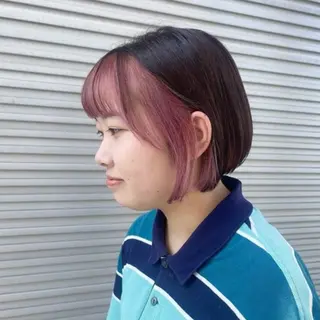 ショート ハイトーン/ボブ/ ハイライト🌱ᩚ涼介のヘアスタイル