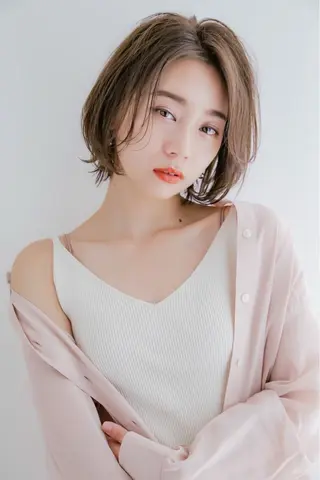 ショート レイヤー/韓国❣️ 美髪矯正/おばかんのヘアスタイル