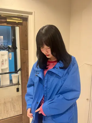 ミディアム 山本 彩香のヘアスタイル