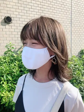 ミディアム tuco eicoのヘアスタイル