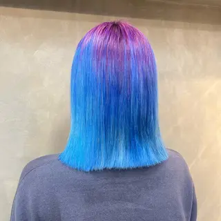 ミディアム ❤️‍🔥シールエク ＋カラー京❤️‍🔥のヘアスタイル