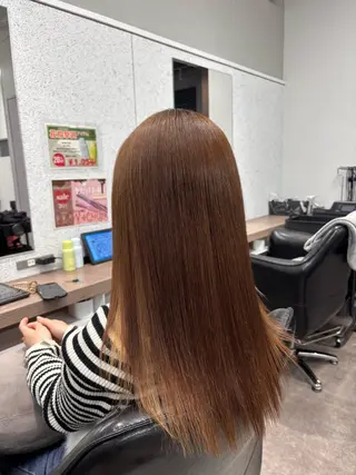 セミロング ボブ/透明感カラー/ 髪質改善/🌙/ルナのヘアスタイル