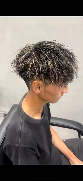 カラー パーマ メンズ 33〖SASA〗大阪店所属・西野 翔太のヘアスタイル