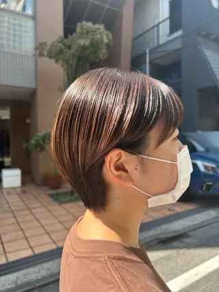 ショート RENJISHI  KICHIJOJI所属・🌈🧡ヤマダ ヒロナ🌈🧡のヘアスタイル